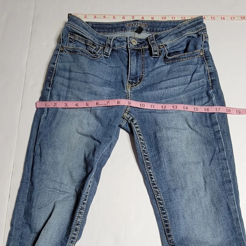 Shyanne Bootcut Jeans Size 28 Embellished Pocket Stretch Denim